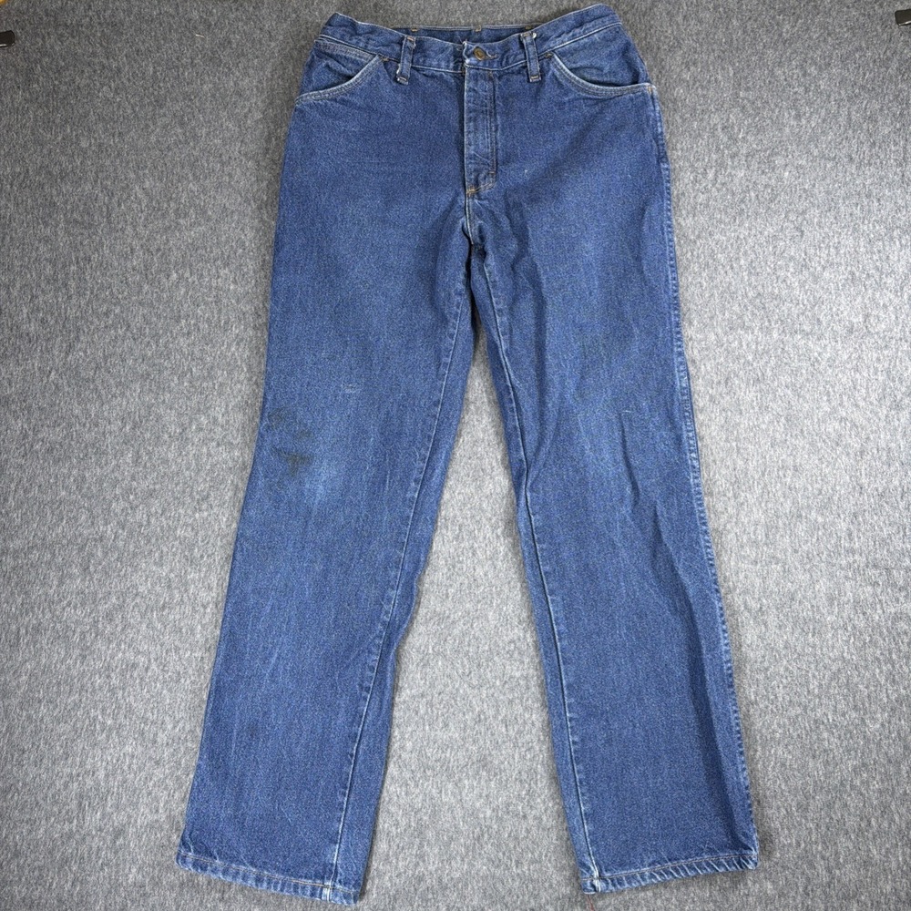 Bulwark FR Jeans Mens‎ 32x32 Blue Denim Flame Resistant Straight Work Cat2 2112